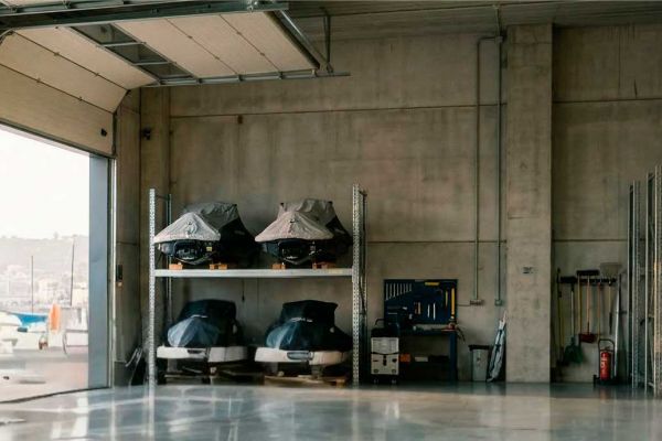 Instalaciones seguras para el pupilaje de motos de agua